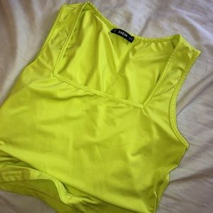 Neon Green Tank Top